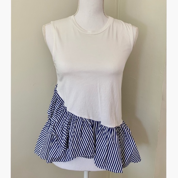 Banana Republic Ruffle Hem Tank - Picture 2 of 4